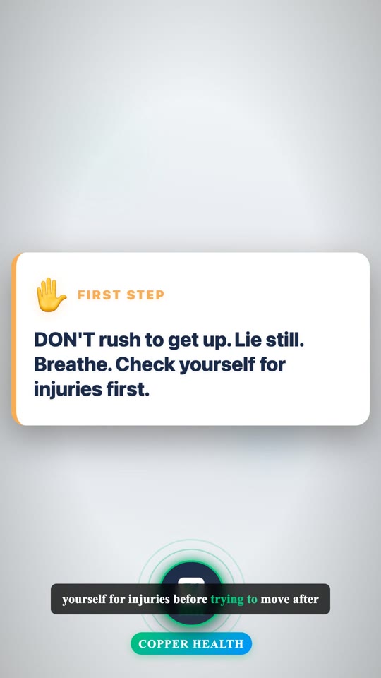 What To Do After a Fall